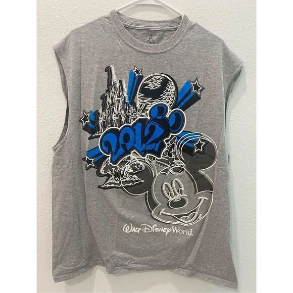 Disney x Hanes Cut Off Muscle Tee size xl - Picture 1 of 4